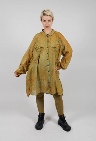 Oversized Shirt Dress in Lagoon Cloud - 2580903