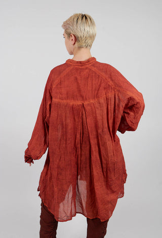 Oversized Shirt Dress in Crab Cloud - 2580903