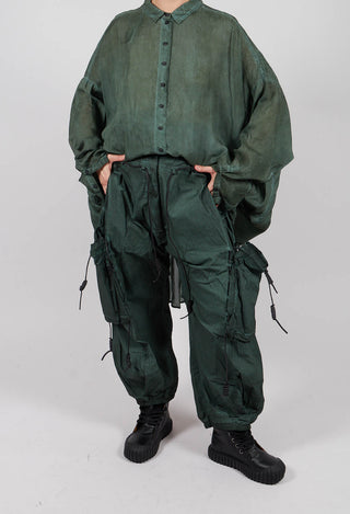 Feature Pocket Trousers in Pine Cloud - 2600101