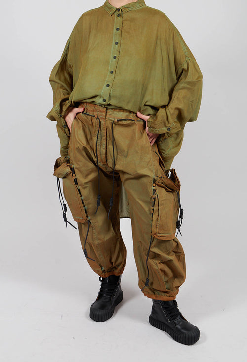 Feature Pocket Trousers in Lagoon Cloud - 2600101
