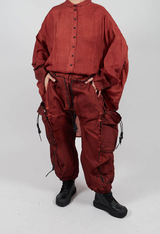 Feature Pocket Trousers in Crab Cloud - 2600101