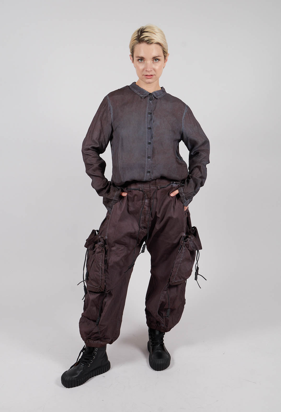Feature Pocket Trousers in Flamingo Cloud - 2600101