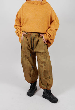 Pleat Hem Trousers in Lagoon Cloud - 2600105