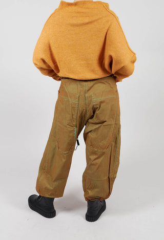 Pleat Hem Trousers in Lagoon Cloud - 2600105