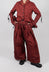 Pleat Front Wide Leg Trousers in Crab Cloud - 2600106