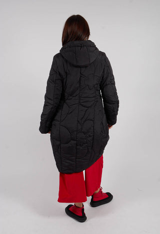 Quilted Tulip Jacket in Black - 3191104