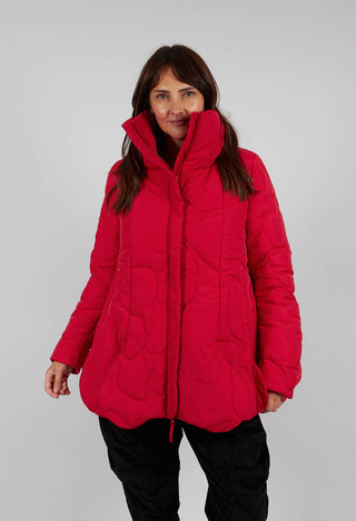 Quilted Tulip Jacket in Rosey - 3191104
