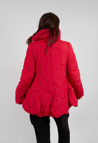 Quilted Tulip Jacket in Rosey - 3191104
