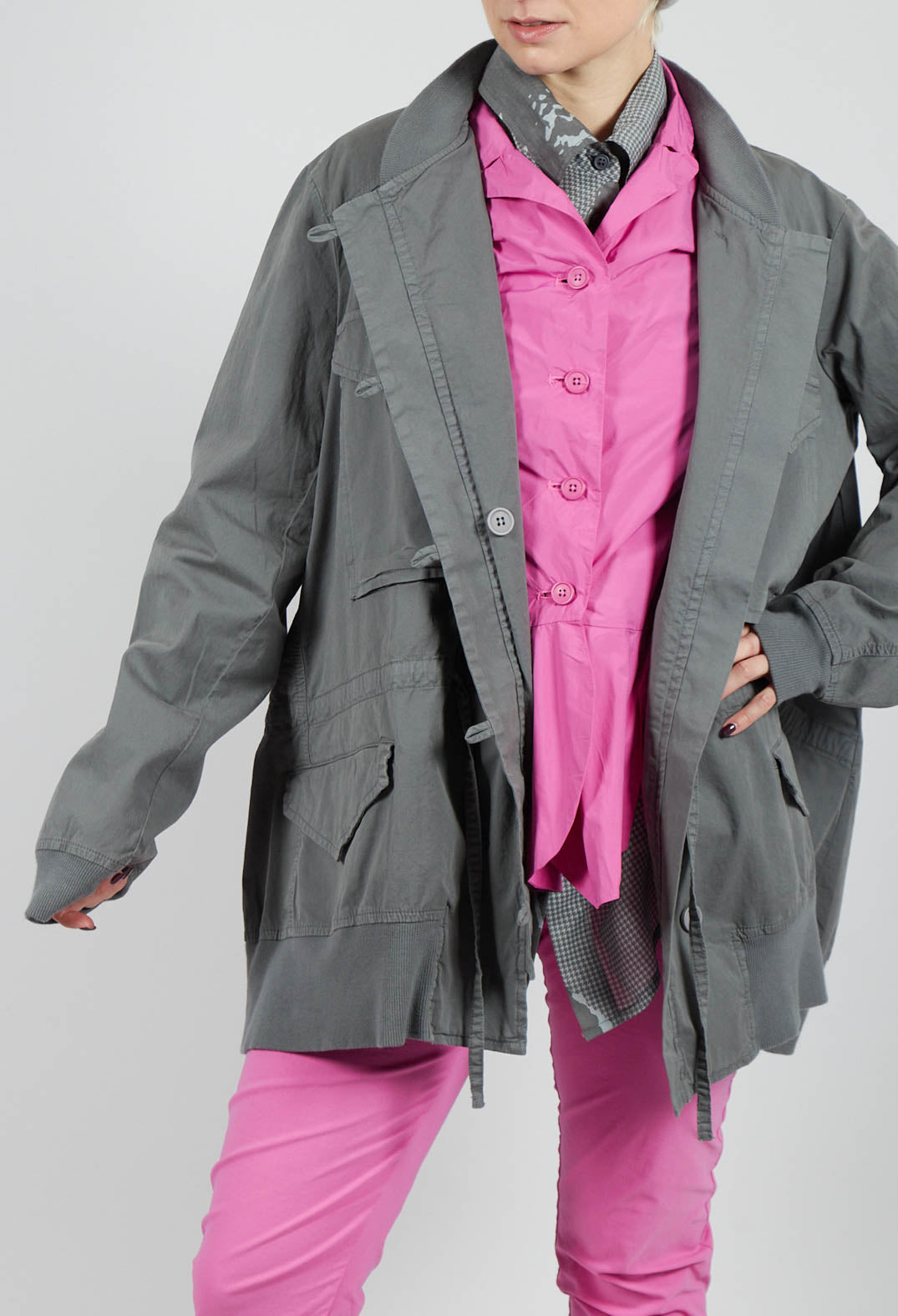 Utility Jacket in Dark Grey - 3201101