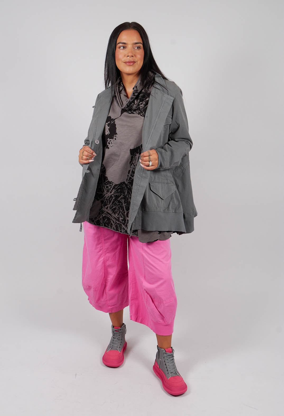 Utility Jacket in Dark Grey - 3201101