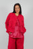 Cropped Utility Jacket in Rose - 3201102