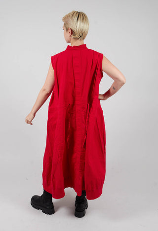 Sleeveless Utility Dress in Rose - 3200903