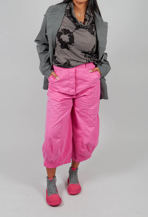 Cropped Balloon Leg Trousers in Lily - 3200105