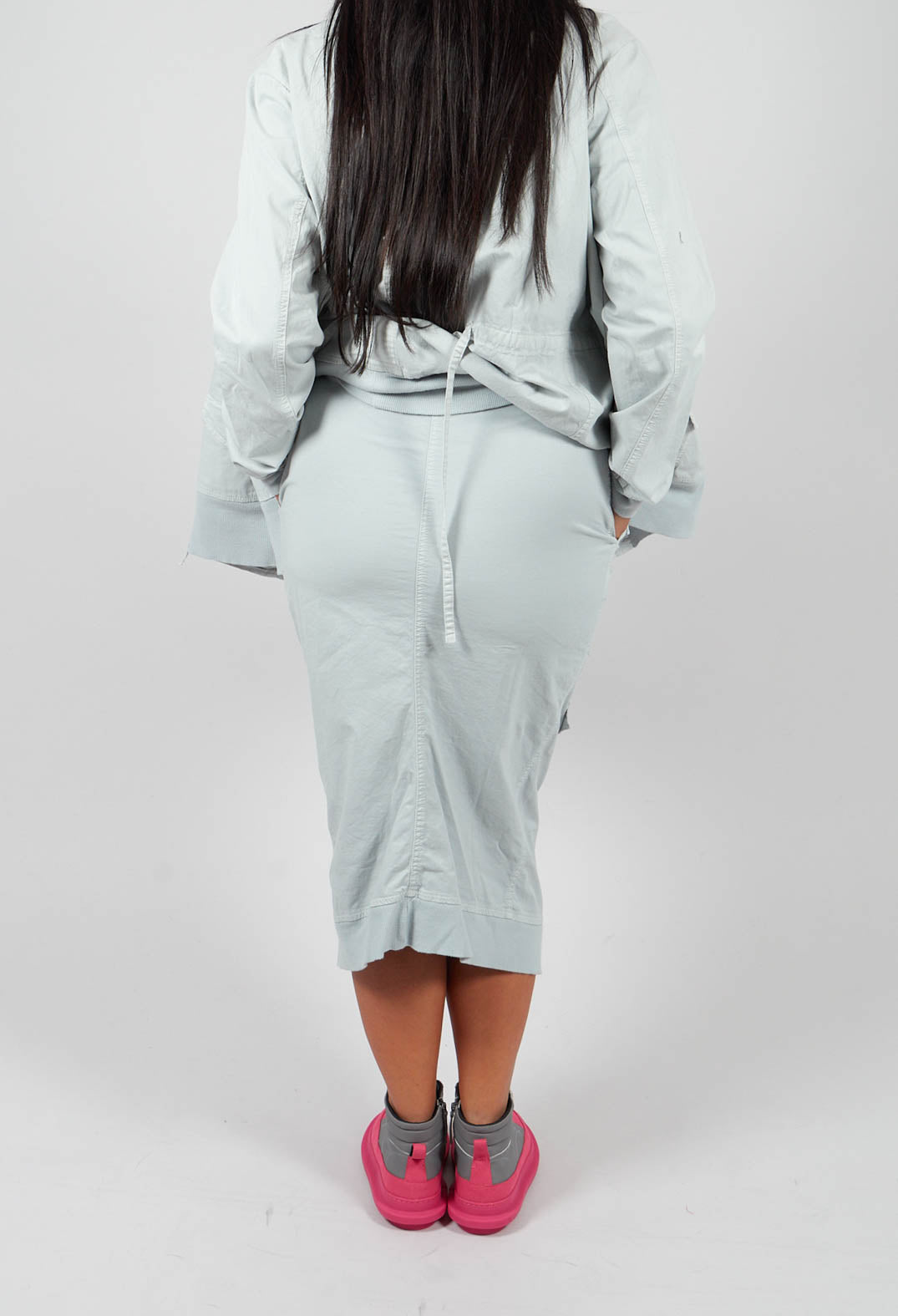 PRE-ORDER - Utility Pencil Skirt in Light Grey - 3200306