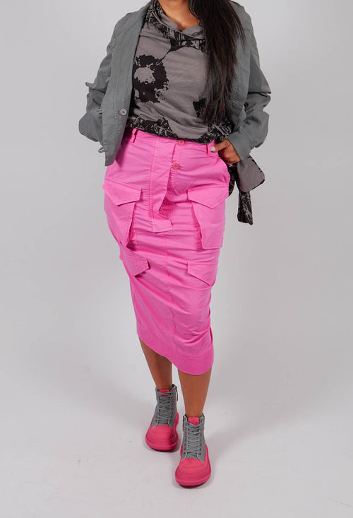 Utility Pencil Skirt in Lily - 3200306