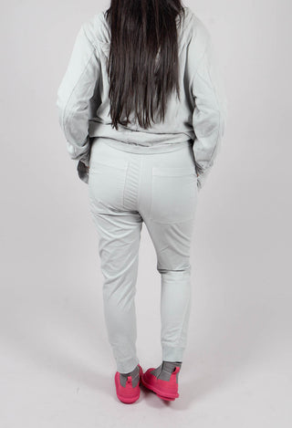 Slim Leg Utility Trousers in Light Grey - 3200107