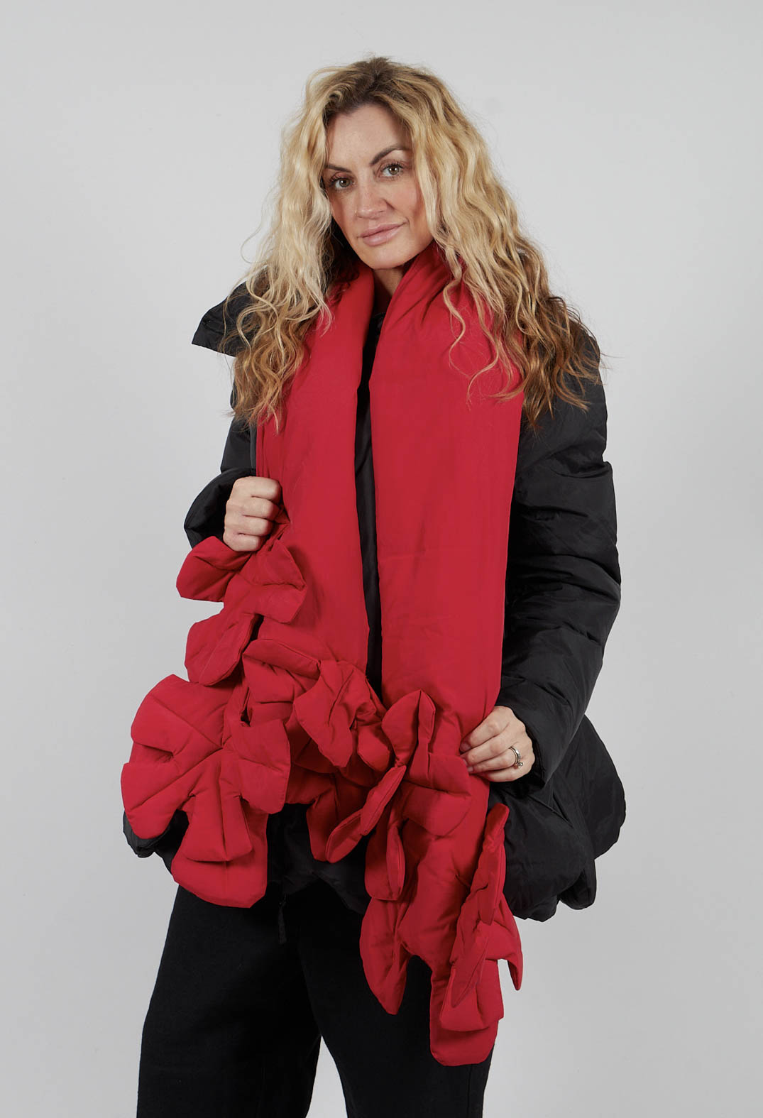 Padded Scarf in Rose - 3211425