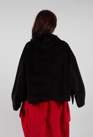 Short Jacket with Feature Pockets in Black - 3231101