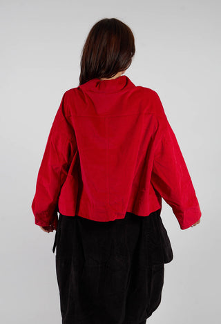 Short Jacket with Feature Pockets in Rose - 3231101