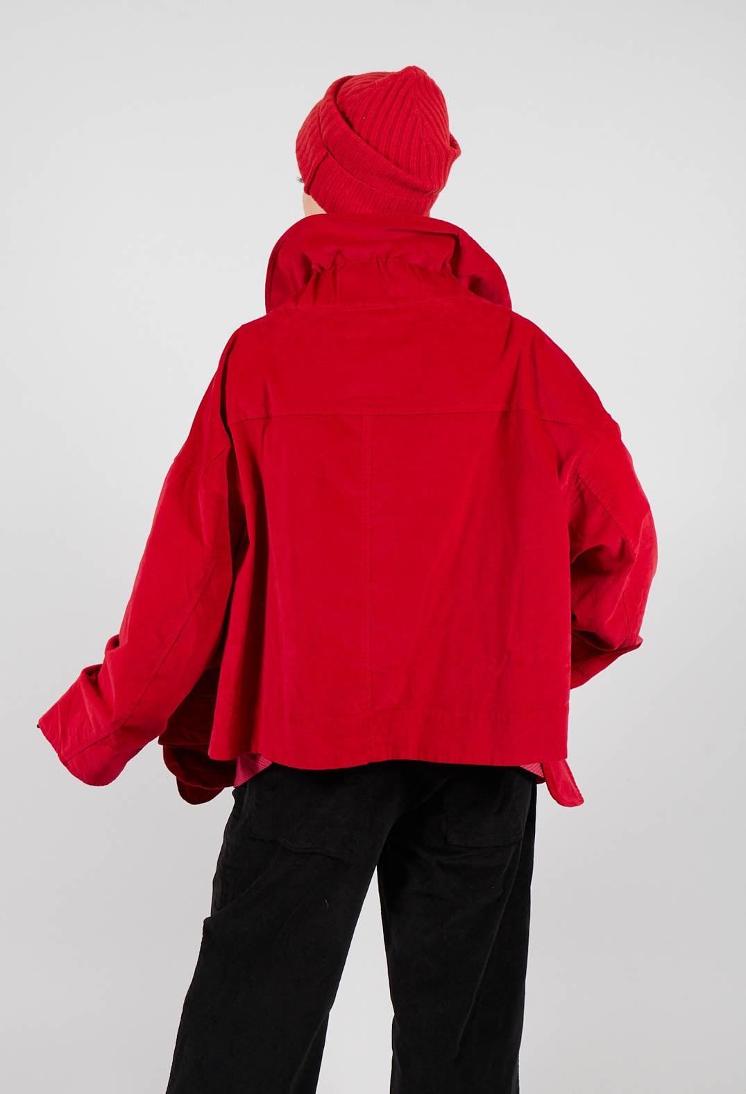 Short Jacket with Feature Pockets in Rose - 3231101