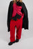 Cropped Pull On Trousers in Rose - 3230102