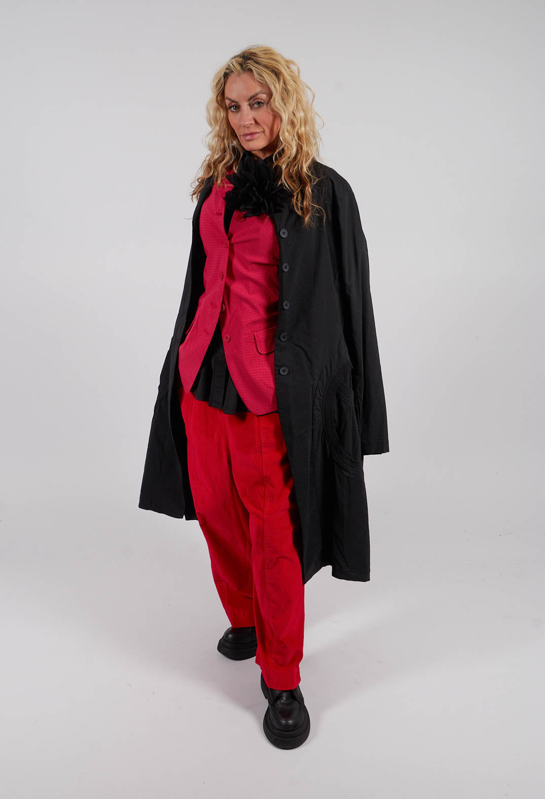 Tailored Jacket in Rose Check - 3441137