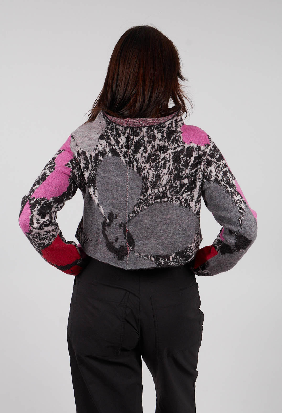 Cropped Cardigan in Multicolour - 3247101