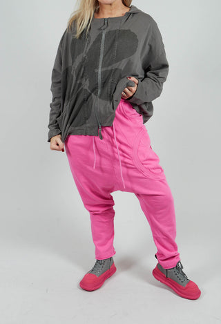 Drop Crotch Trousers with Circular Pocket in Lily - 3250102