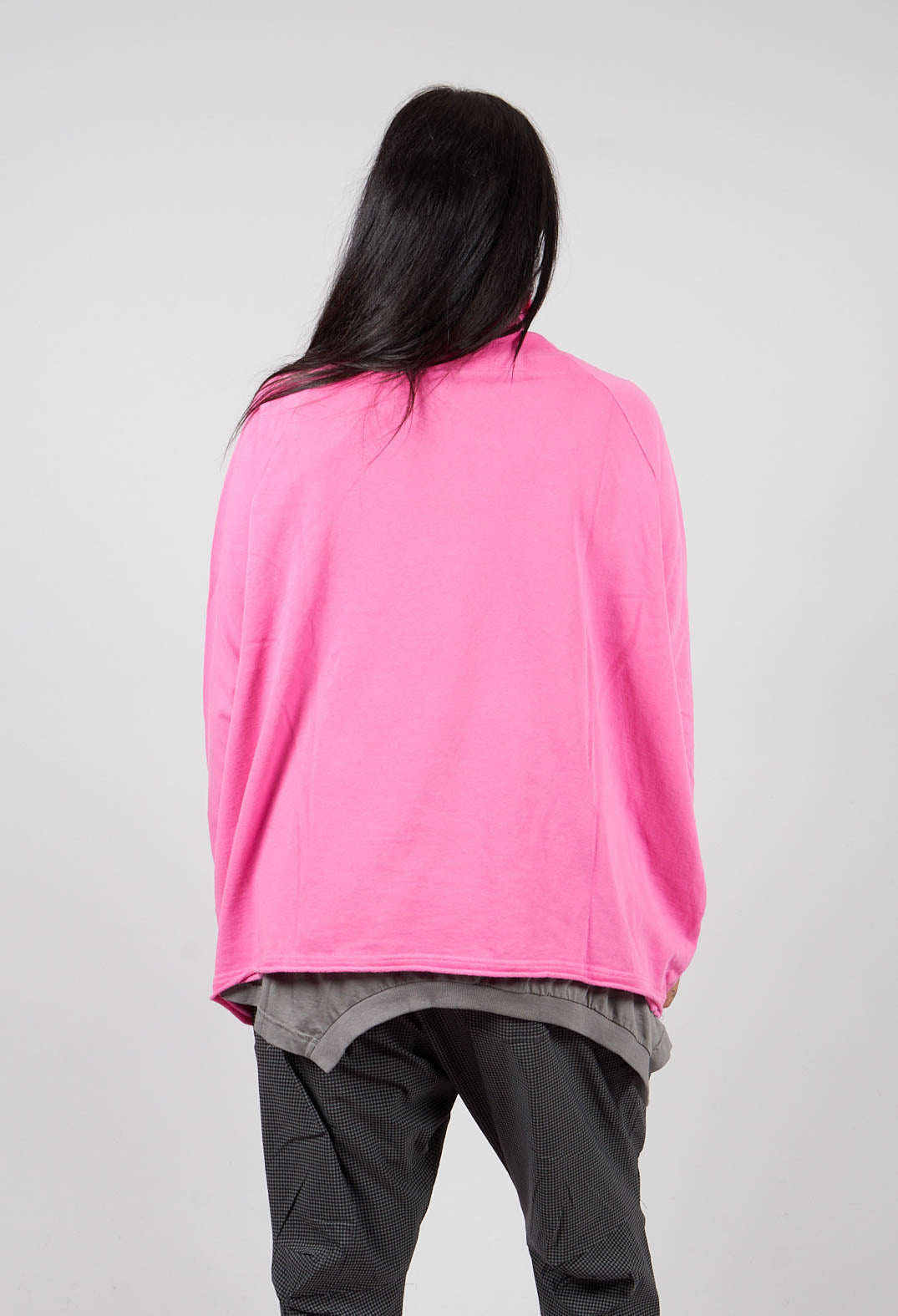 Cowl Neck Top with Circular Pocket in Lily - 3250505