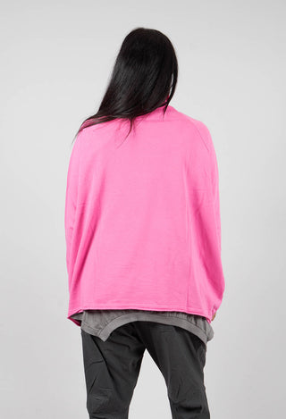 Cowl Neck Top with Circular Pocket in Lily - 3250505