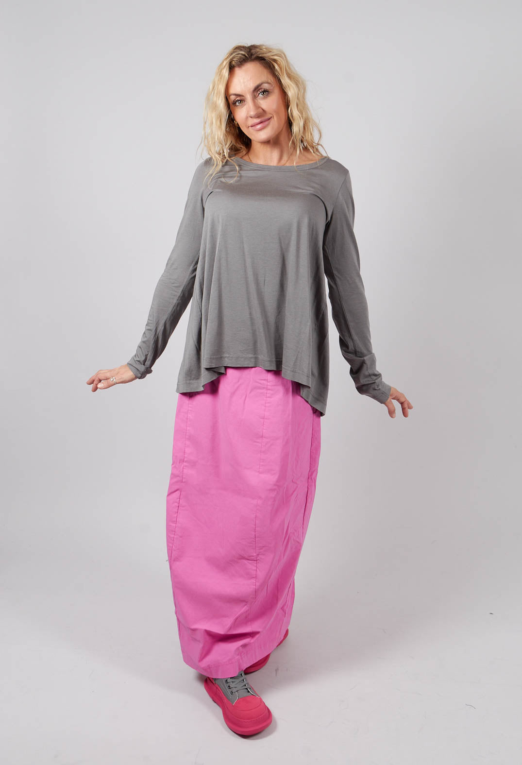 Long Sleeve T-Shirt in Dark Grey - 3260507