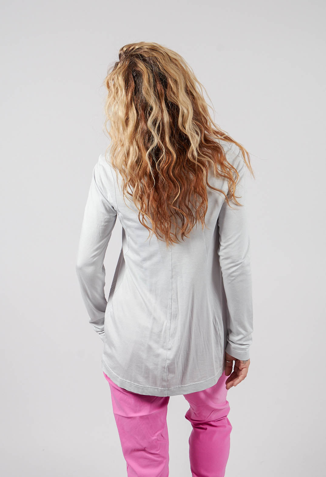 Long Sleeve T-Shirt in Light Grey - 3260507