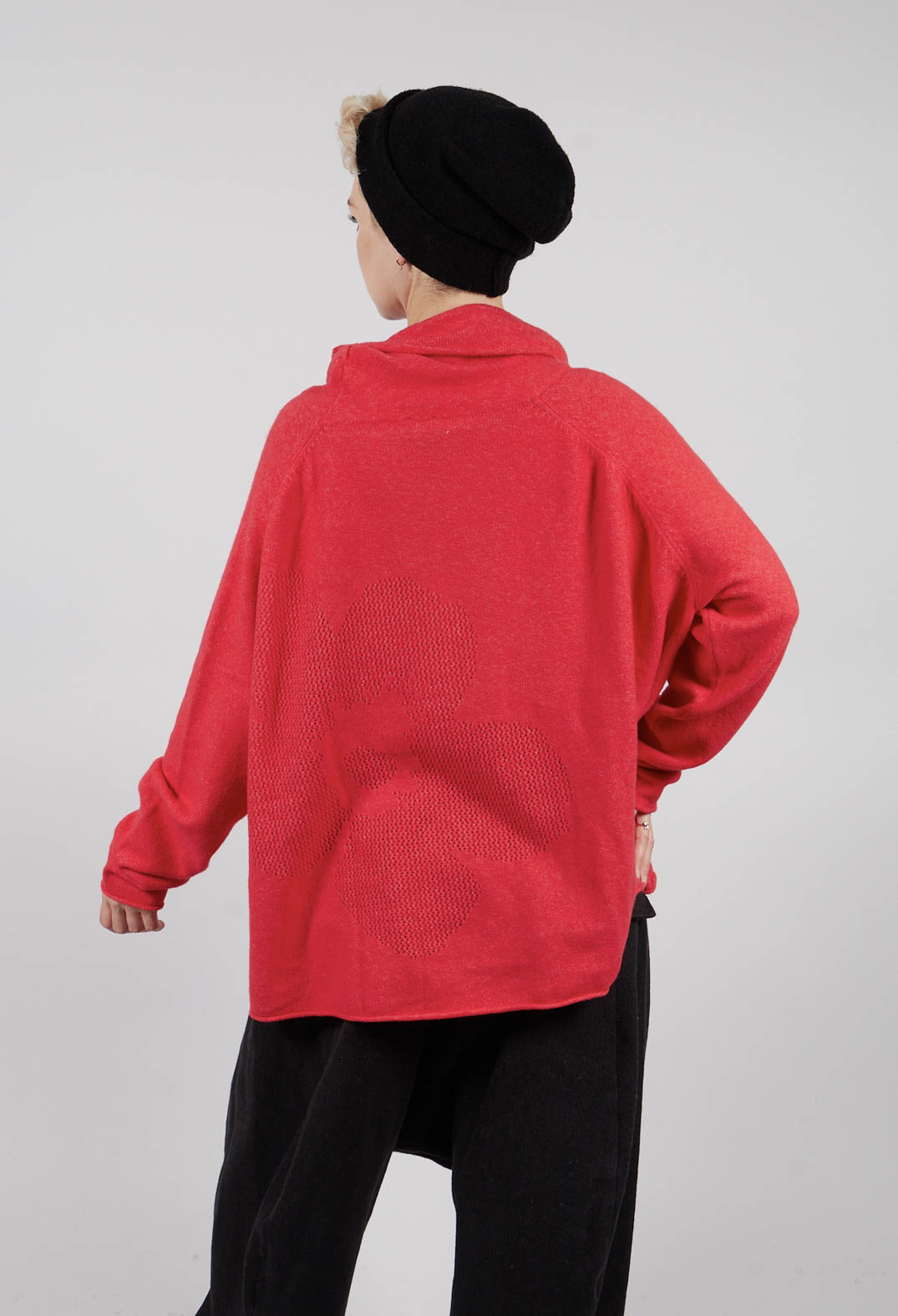 Pullover with Stitched Motif in Rose - 3270701