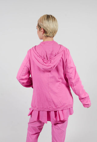 Zip Up Hooded Jacket in Lily with Lotusflock - 3291115