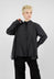 Shirt with Pleated Back in Black - 3300401