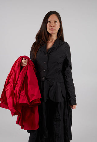 Jacket with Feature Hemline in Black - 3301103