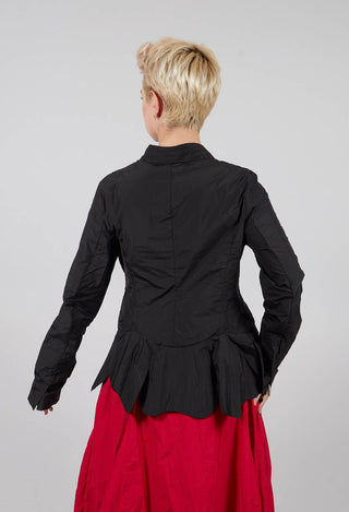 Jacket with Feature Hemline in Black - 3301103