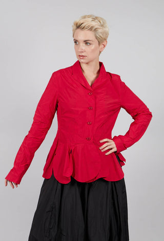 Jacket with Feature Hemline in Rose - 3301103