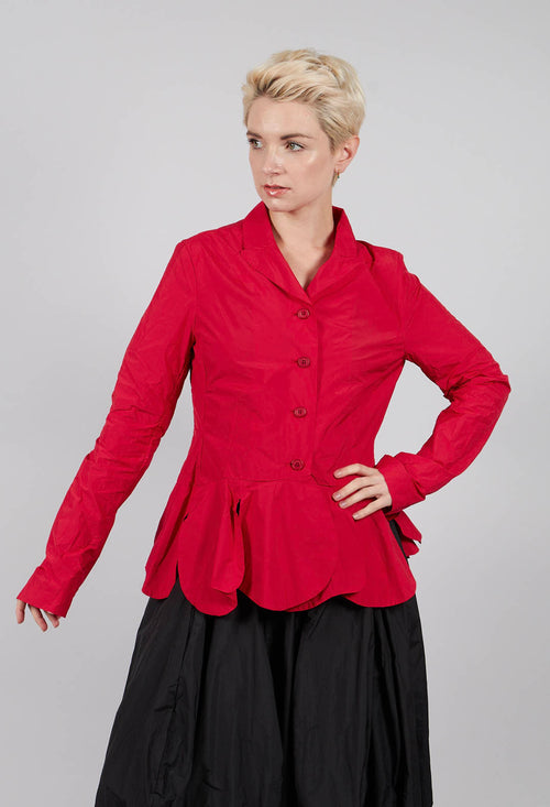 Jacket with Feature Hemline in Rose - 3301103