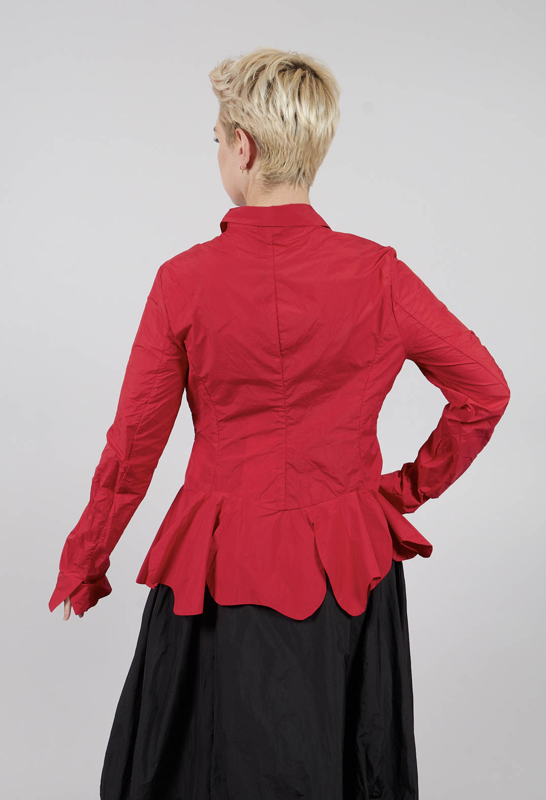 Jacket with Feature Hemline in Rose - 3301103