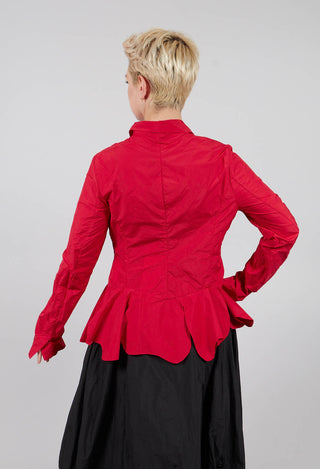 Jacket with Feature Hemline in Rose - 3301103