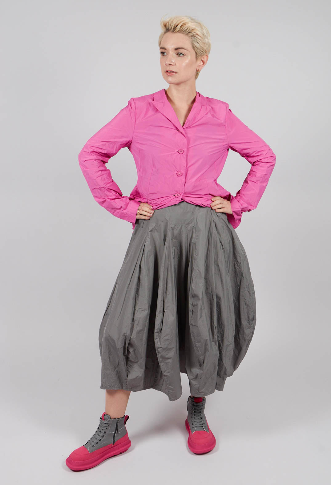 Tulip Skirt in Dark Grey - 3300304