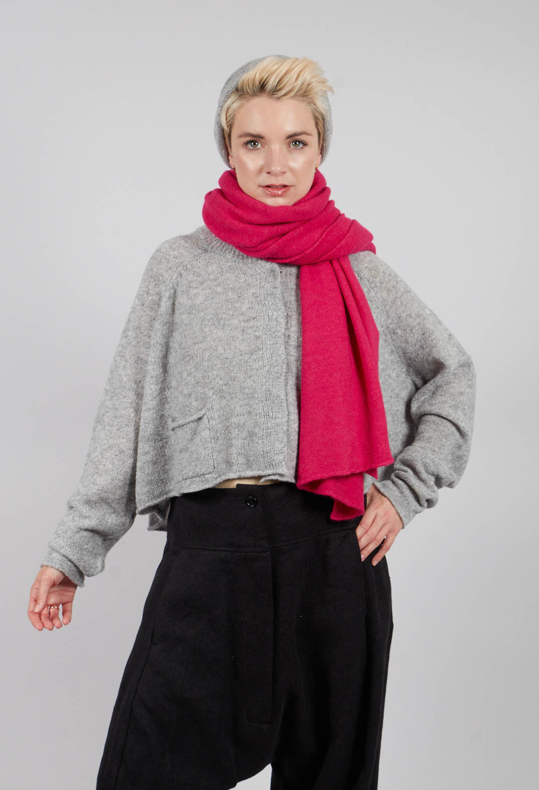 Short Cardigan in Light Grey - 3317102