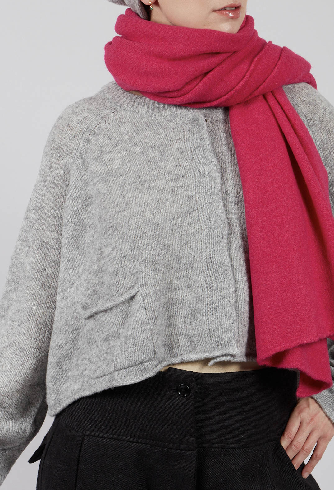 Short Cardigan in Light Grey - 3317102
