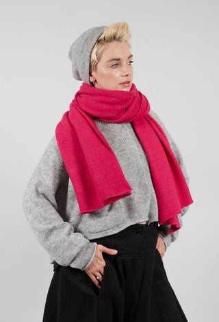 Knitted Beanie Hat in Light Greyk - 3314606
