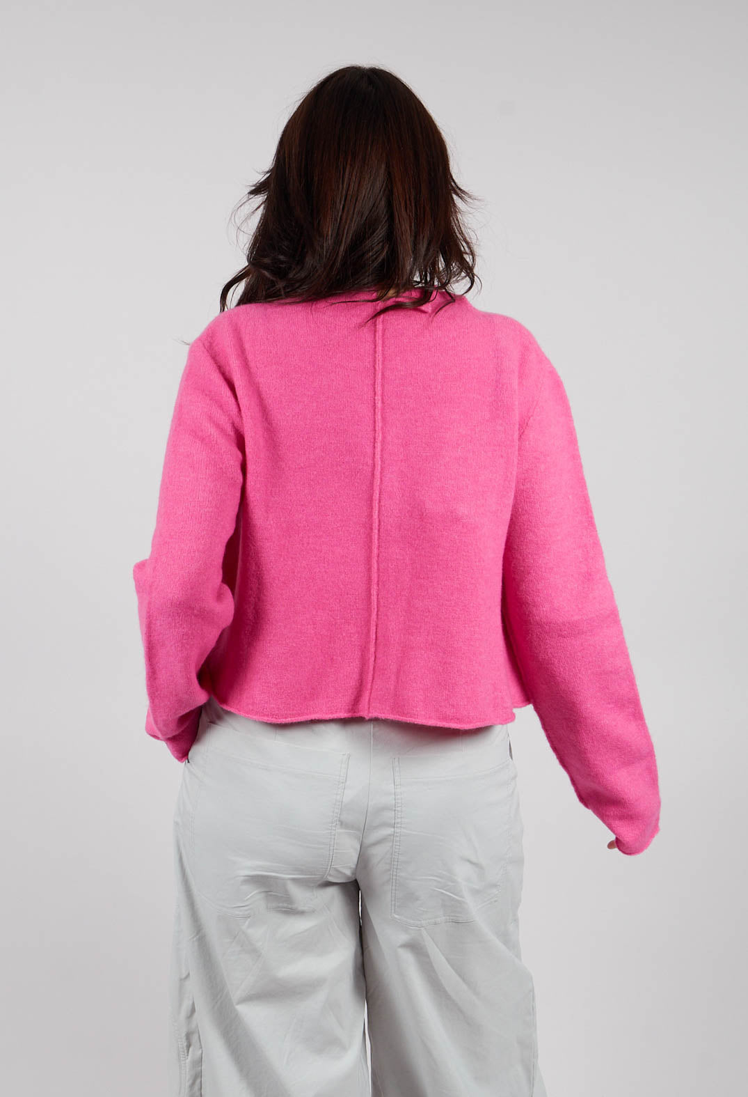 Short Cardigan with Collar in Lily - 3327102