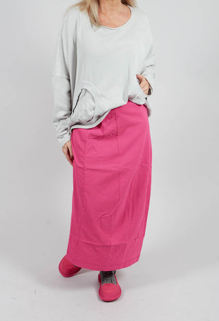 Longline Pencil Skirt in Lotus Check - 3440321