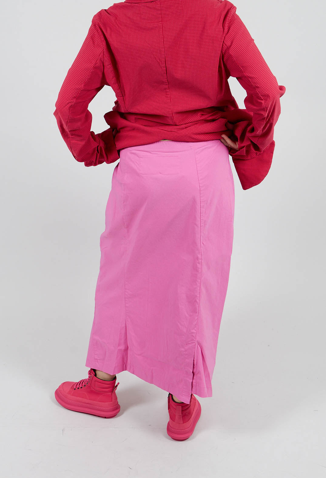 Longline Pencil Skirt in Lily - 3440341