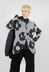 Fitted Jacket in Black Off White Print - 3441105