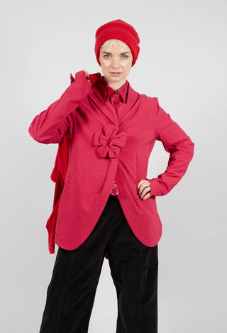 Fitted Jacket in Rose Check - 3441125